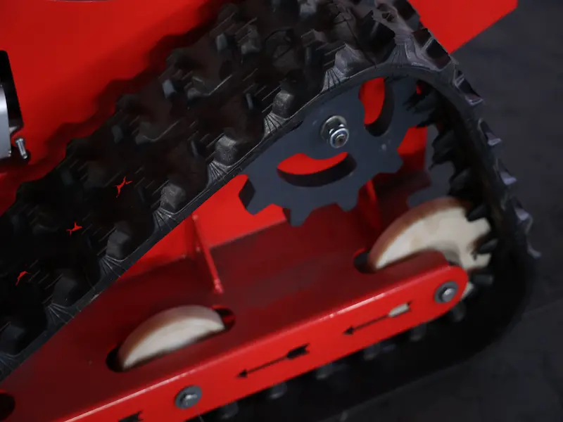 the-track-section-of-the-lawn-mower